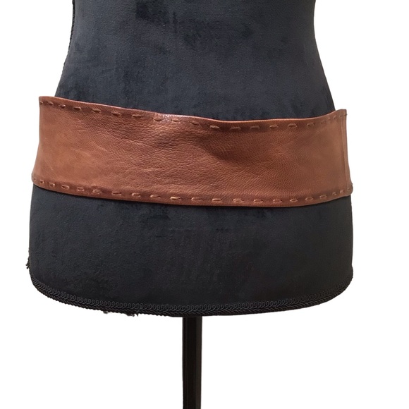 NWT Chico’s Nila Denim and Leather Belt Size Medium - Picture 2 of 6